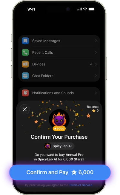 How to Purchase Coins via Telegram - Step 2
